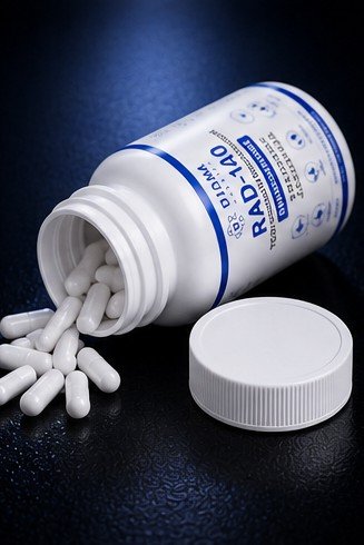RAD-140 TESTOLONE SARM POWDER (60 CAPSULES) (10MG/CAPSULE, 600MG TOTAL) - Image 4