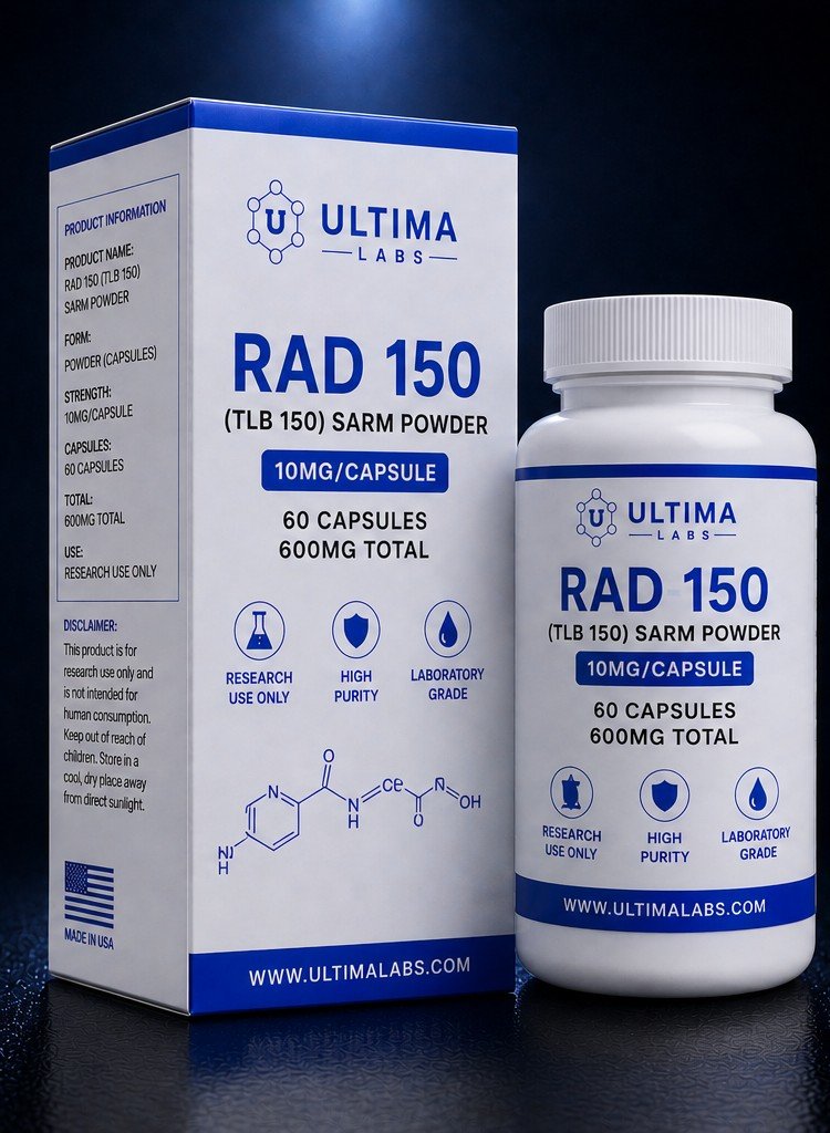 RAD 150 (TLB 150) SARM POWDER (60 CAPSULES) (10MG/CAPSULE, 600MG TOTAL)
