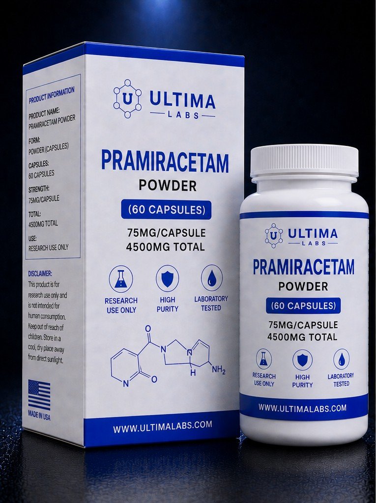 PRAMIRACETAM POWDER (60 CAPSULES) (75MG/CAPSULE, 4500MG TOTAL)