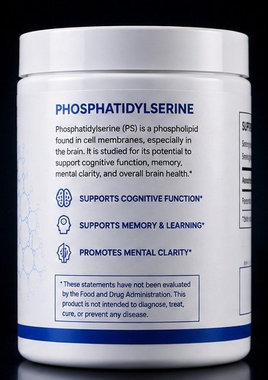 PHOSPHATIDYLSERINE POWDER (30 GRAMS) - Image 3