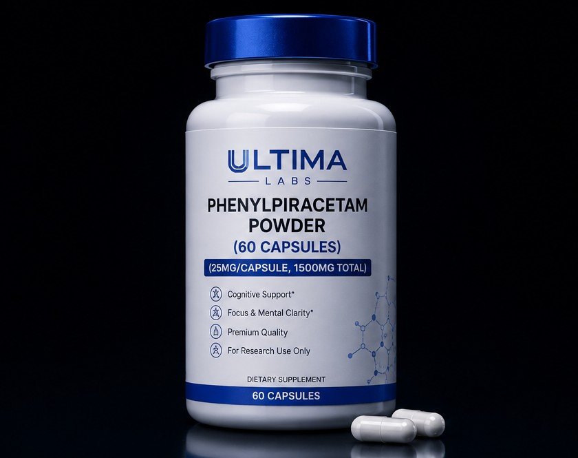 PHENYLPIRACETAM POWDER (60 CAPSULES) (25MG/CAPSULE, 1500MG TOTAL)