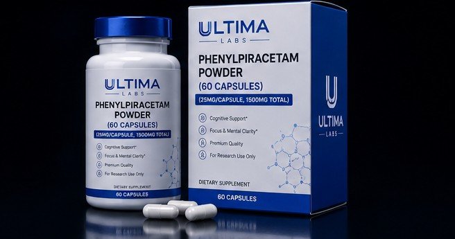 PHENYLPIRACETAM POWDER (60 CAPSULES) (25MG/CAPSULE, 1500MG TOTAL) - Image 5