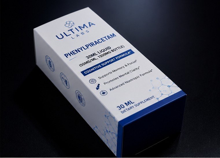 PHENYLPIRACETAM 30ML LIQUID (50MG/ML, 1500MG BOTTLE) - Image 2