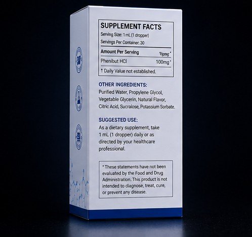 PHENIBUT HCL 30ML LIQUID (100MG/ML, 3000MG BOTTLE) - Image 3