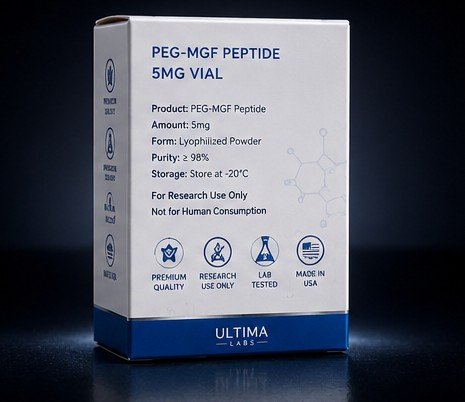 PEG-MGF Peptide 5MG | Pegylated Mechano Growth Factor - Image 3