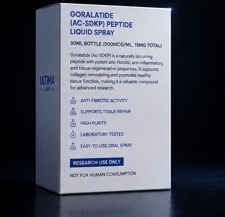 GORALATIDE (AC-SDKP) PEPTIDE LIQUID SPRAY 30ML BOTTLE (500MCG/ML, 15MG TOTAL) - Image 4