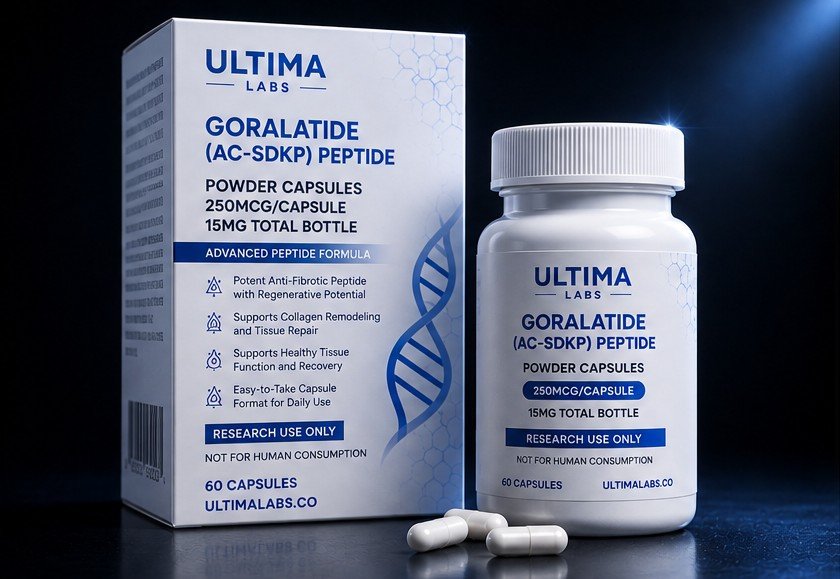 Goralatide Peptide (Ac-SDKP) 60 Caps | 250mcg | 15MG Total -