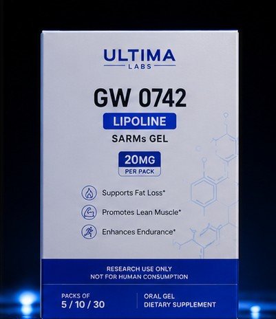 GW 0742 Lipoline SARMs Gel 20MG (Packs of 5, 10 or 30) - Image 2
