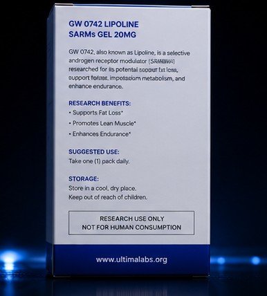 GW 0742 Lipoline SARMs Gel 20MG (Packs of 5, 10 or 30) - Image 3