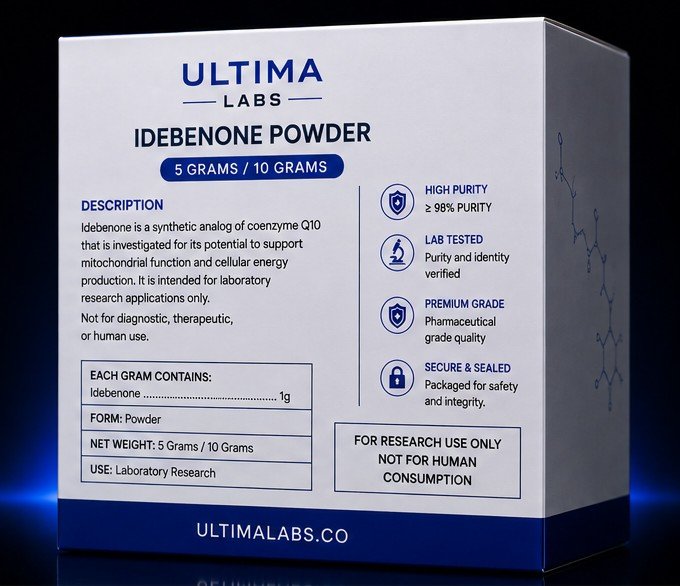 IDEBENONE POWDER (5 GRAMS / 10 GRAMS) - Image 2