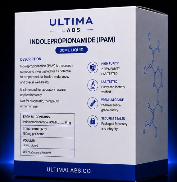 INDOLEPROPIONAMIDE (IPAM) 30ML LIQUID (6MG/ML, 180MG BOTTLE) - Image 3