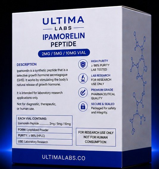Ipamorelin Peptide 2mg/5mg/10mg Vial - Image 3