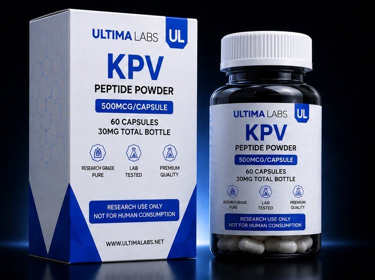 KPV PEPTIDE POWDER (60 CAPSULES) (500MCG/CAPSULE, 30MG TOTAL BOTTLE)