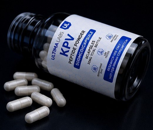KPV PEPTIDE POWDER (60 CAPSULES) (500MCG/CAPSULE, 30MG TOTAL BOTTLE) - Image 5