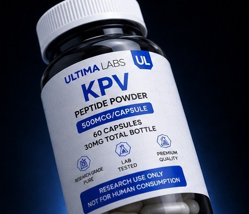 KPV PEPTIDE POWDER (60 CAPSULES) (500MCG/CAPSULE, 30MG TOTAL BOTTLE) - Image 4