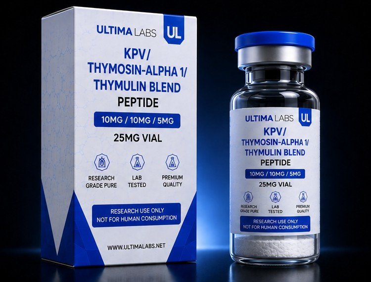Immune Peptide Blend - KPV Thymosin Alpha 1 Thymulin 25mg Vial
