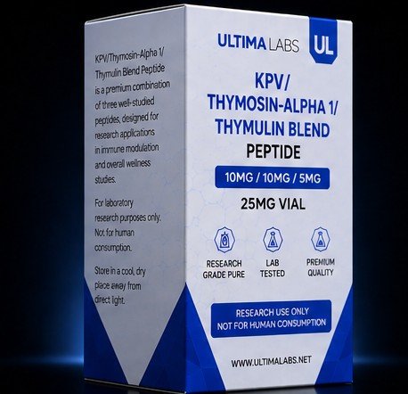 Immune Peptide Blend - KPV Thymosin Alpha 1 Thymulin 25mg Vial - Image 3