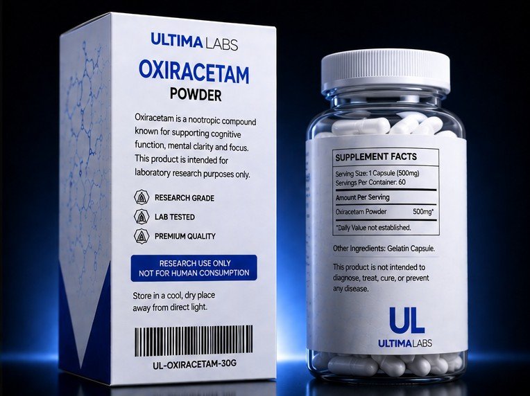 OXIRACETAM POWDER (60 CAPSULES)(500MG/CAPSULE, 30 GRAMS TOTAL) - Image 2