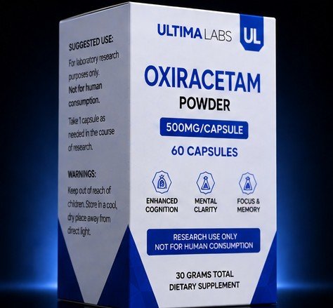 OXIRACETAM POWDER (60 CAPSULES)(500MG/CAPSULE, 30 GRAMS TOTAL) - Image 3