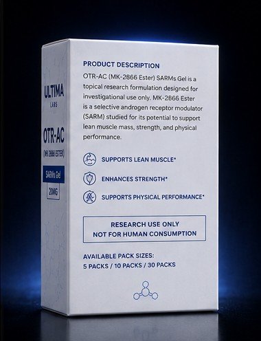 OTR-AC (MK-2866 Ester) SARMs Gel 20MG (Packs of 5, 10 or 30) - Image 3
