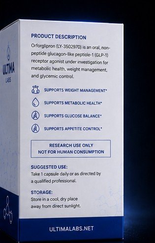ORFORGLIPRON (LY-3502970) PEPTIDE POWDER (60 CAPSULES) (10MG/CAPSULE, 600MG TOTAL) - Image 3