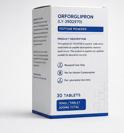 ORFORGLIPRON (LY-3502970) PEPTIDE POWDER (30 TABLETS) (10MG/TABLET, 300MG TOTAL) - Image 2