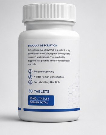 ORFORGLIPRON (LY-3502970) PEPTIDE POWDER (30 TABLETS) (10MG/TABLET, 300MG TOTAL) - Image 3