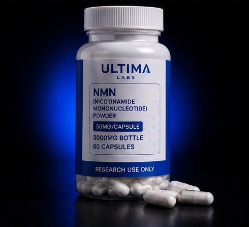 NMN (NICOTINAMIDE MONONUCLEOTIDE) POWDER (60 CAPSULES) (50MG/CAPSULE, 3000MG BOTTLE) - Image 3