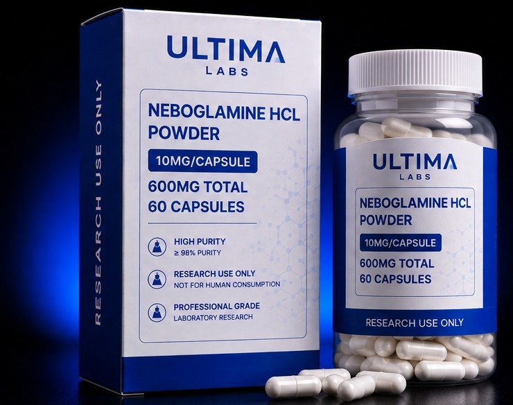 NEBOGLAMINE HCL POWDER (60 CAPSULES) (10MG/CAPSULE, 600MG TOTAL)