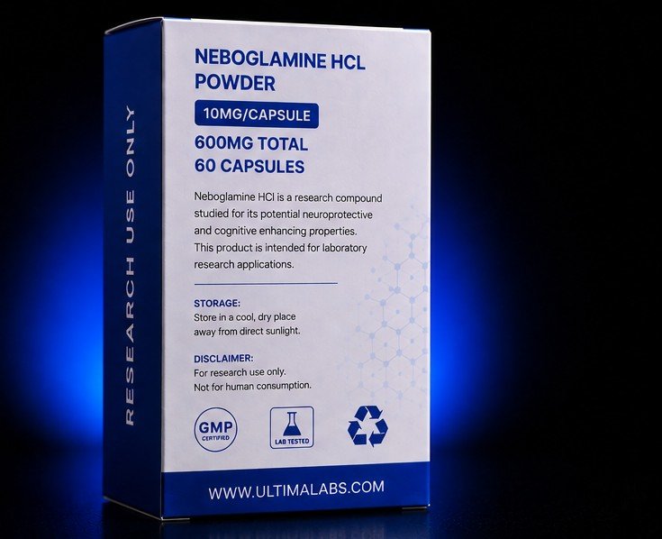 NEBOGLAMINE HCL POWDER (60 CAPSULES) (10MG/CAPSULE, 600MG TOTAL) - Image 2