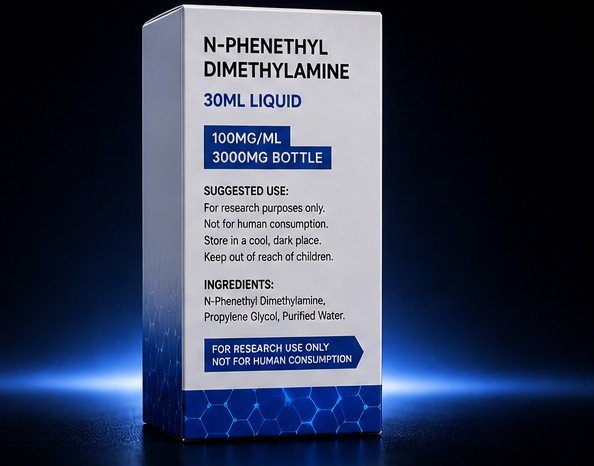 N-PHENETHYL DIMETHYLAMINE 30ML LIQUID (100MG/ML, 3000MG BOTTLE) - Image 4