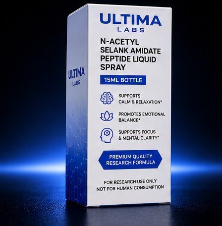 N-ACETYL SELANK AMIDATE PEPTIDE LIQUID SPRAY 15ML BOTTLE - Image 5