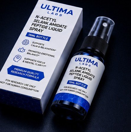 N-ACETYL SELANK AMIDATE PEPTIDE LIQUID SPRAY 15ML BOTTLE - Image 4