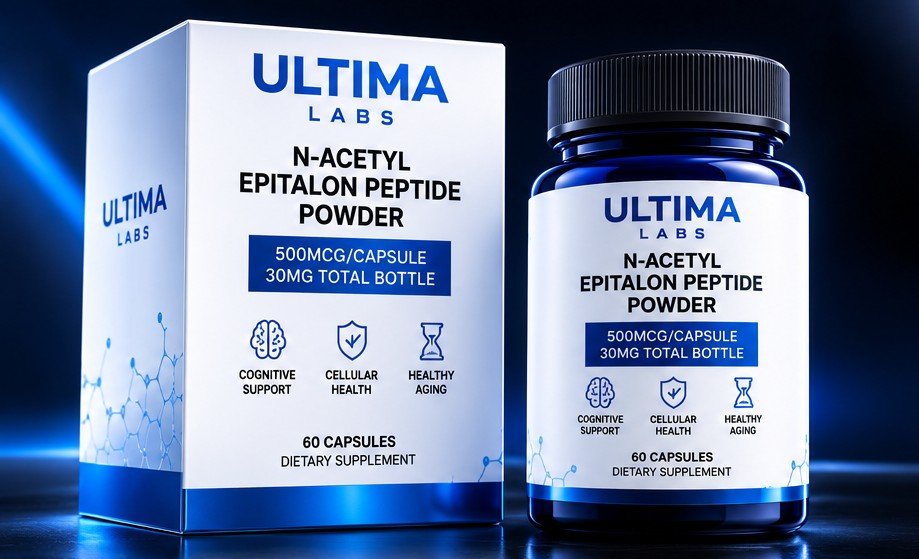 N-Acetyl Epitalon Peptide Powder 60 Capsules - 500mcg