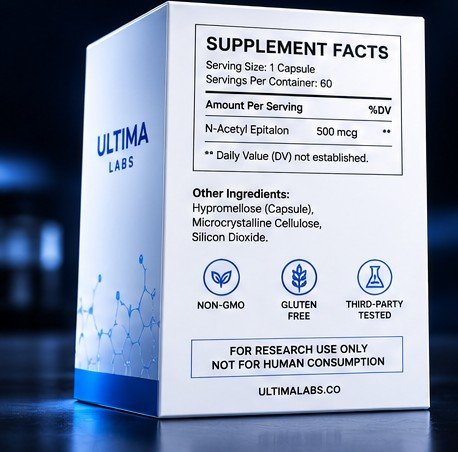 N-Acetyl Epitalon Peptide Powder 60 Capsules - 500mcg - Image 5