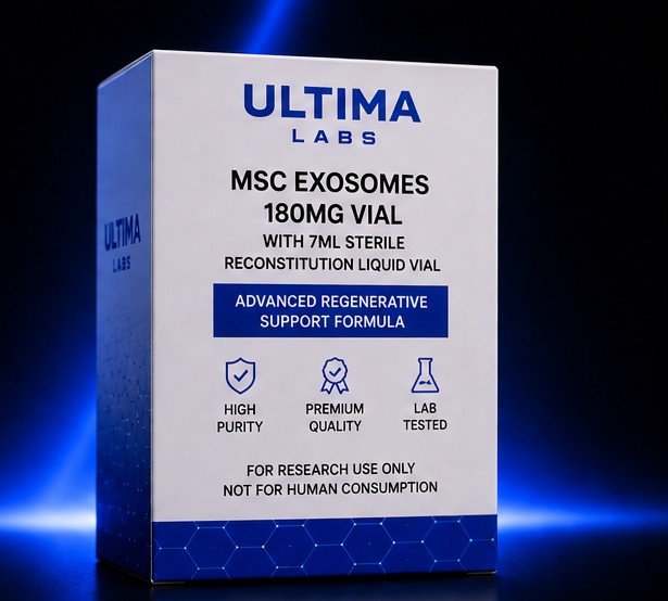 MSC EXOSOMES 180MG VIAL WITH 7ML STERILE RECONSTITUTION LIQUID VIAL - Image 2