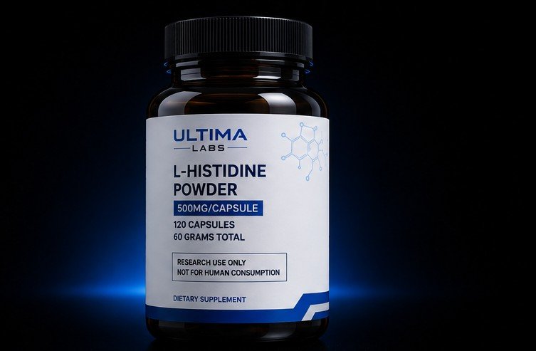 L-HISTIDINE POWDER (120 CAPSULES) (500MG/CAPSULE, 60 GRAMS TOTAL) - Image 2