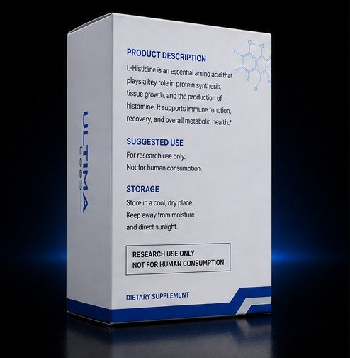 L-HISTIDINE POWDER (120 CAPSULES) (500MG/CAPSULE, 60 GRAMS TOTAL) - Image 3