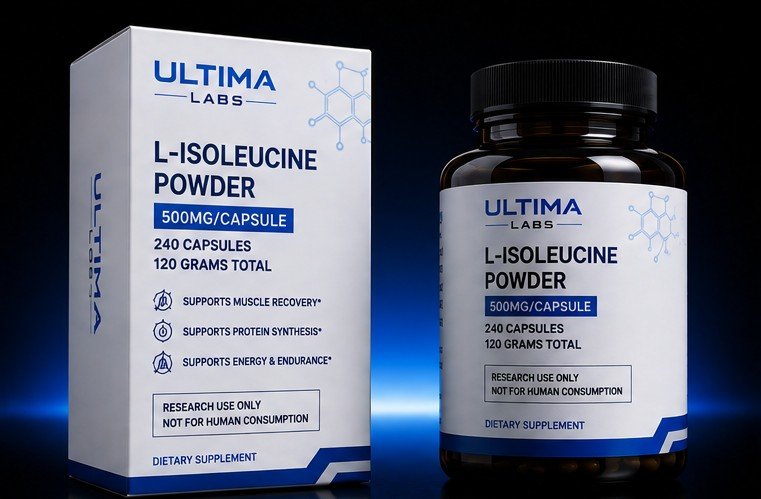 L-ISOLEUCINE POWDER (240 Capsules) (500MG/CAPSULE, 120 GRAMS TOTAL)
