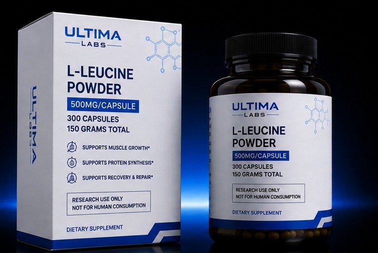 L-LEUCINE POWDER (300 CAPSULES) (500MG/CAPSULE, 150 GRAMS TOTAL)