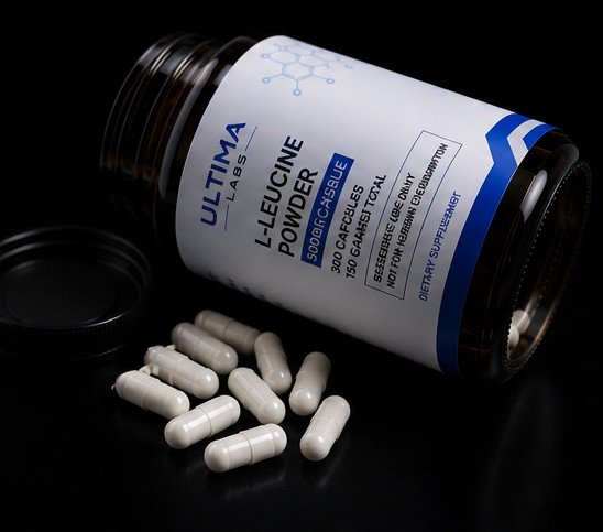 L-LEUCINE POWDER (300 CAPSULES) (500MG/CAPSULE, 150 GRAMS TOTAL) - Image 5
