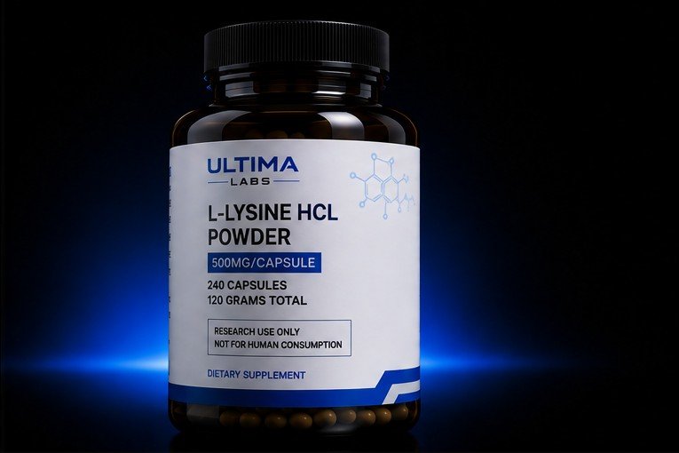 L-LYSINE HCL POWDER (240 CAPSULES) (500MG/CAPSULE, 120 GRAMS TOTAL) - Image 2