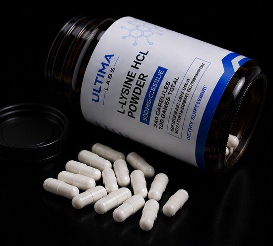 L-LYSINE HCL POWDER (240 CAPSULES) (500MG/CAPSULE, 120 GRAMS TOTAL) - Image 5