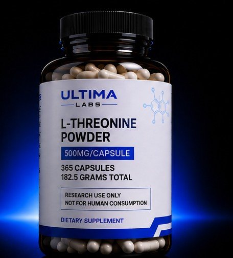 L-THREONINE POWDER (365 CAPSULES) (500MG/CAPSULE, 182.5 GRAMS TOTAL)
