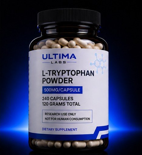 L-TRYPTOPHAN POWDER (240 CAPSULES) (500MG/CAPSULE, 120 GRAMS TOTAL) - Image 2