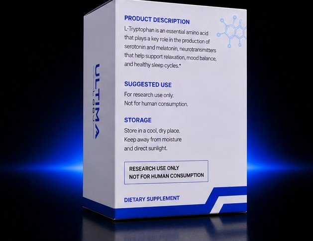 L-TRYPTOPHAN POWDER (240 CAPSULES) (500MG/CAPSULE, 120 GRAMS TOTAL) - Image 3