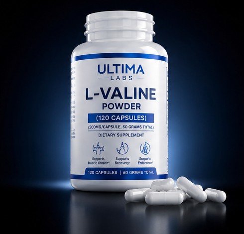 L-VALINE POWDER (120 CAPSULES) (500MG/CAPSULE, 60 GRAMS TOTAL) - Image 5