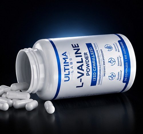 L-VALINE POWDER (120 CAPSULES) (500MG/CAPSULE, 60 GRAMS TOTAL) - Image 4