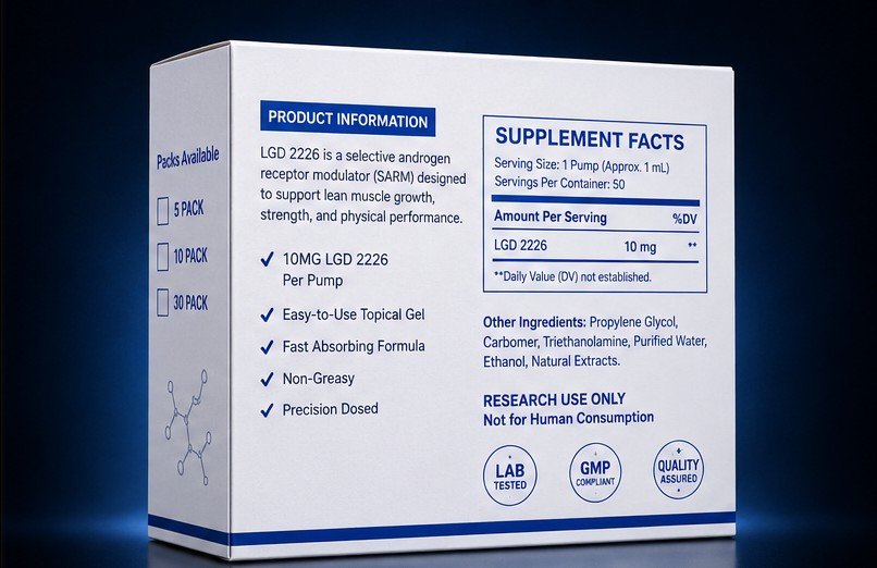LGD 2226 SARMs Gel 10MG (Packs of 5, 10, or 30) - Image 2