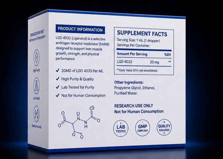 LGD 4033 LIGANDROL SARM - 20MG/ML - 30ML/60ML BOTTLE - Image 2
